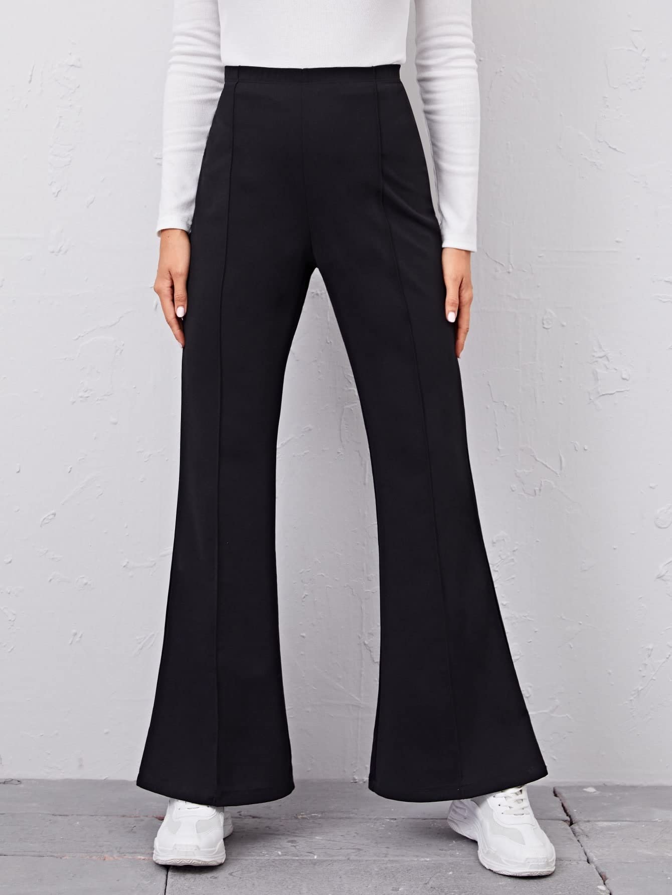 Womens Pants High Waist Leg Pants Work Casual Pants