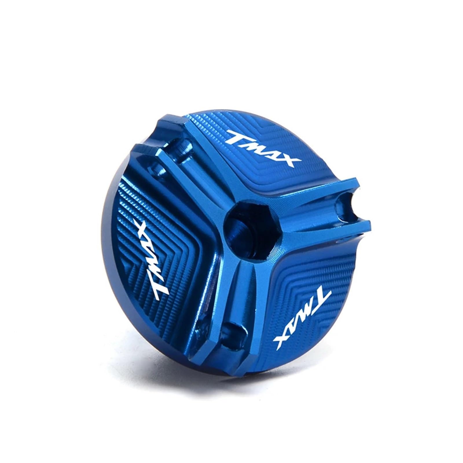 Bouchon D'huile Moteur En Aluminium Usiné CNC Pour Yamaha TMAX 500/530/560 (2017-2025) - Finition Anodisée, Couleur Titane