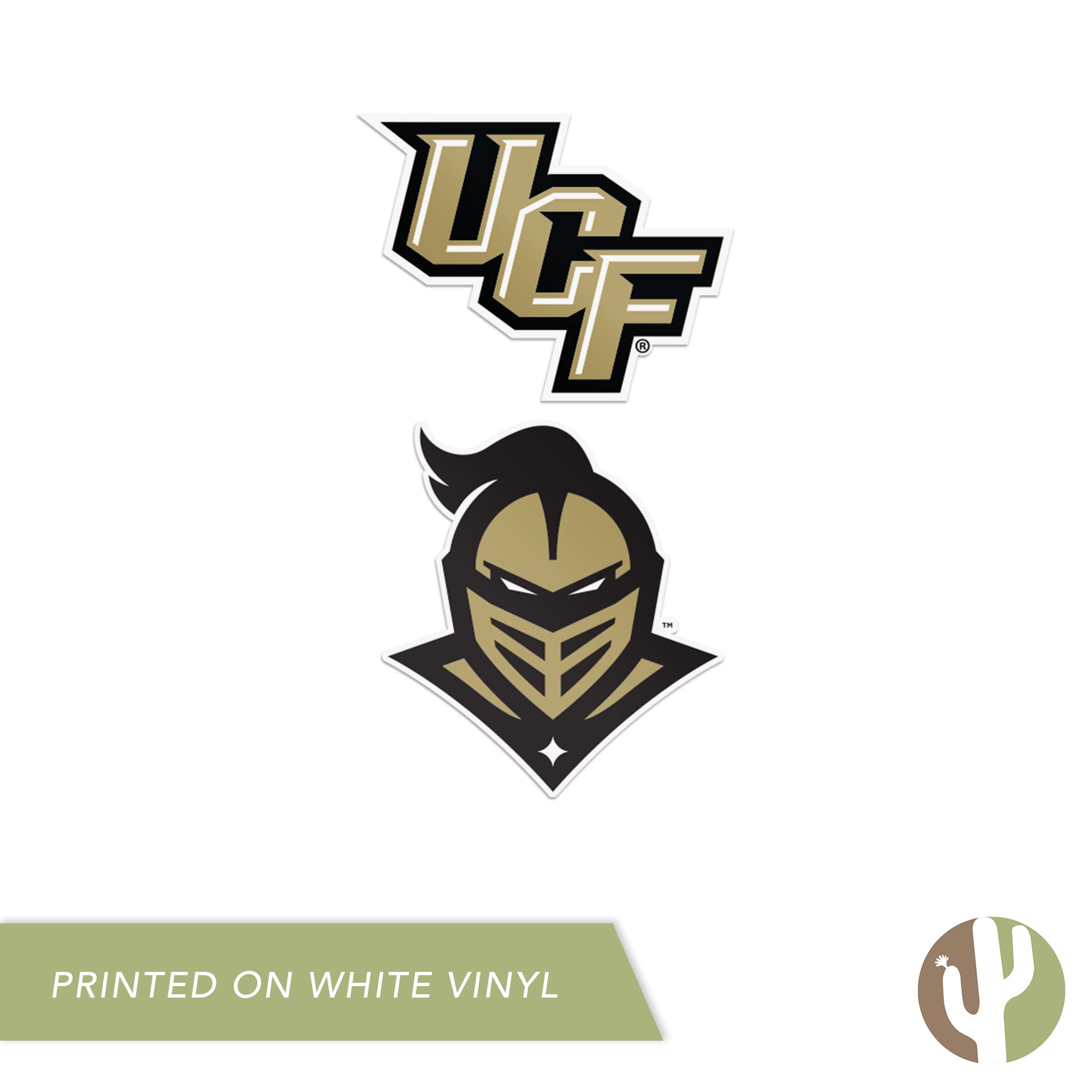 University Of Central Florida NCAA Sticker Decal Set - Vinyl Decals For Laptop, Water Bottle, Car (4 Inch)