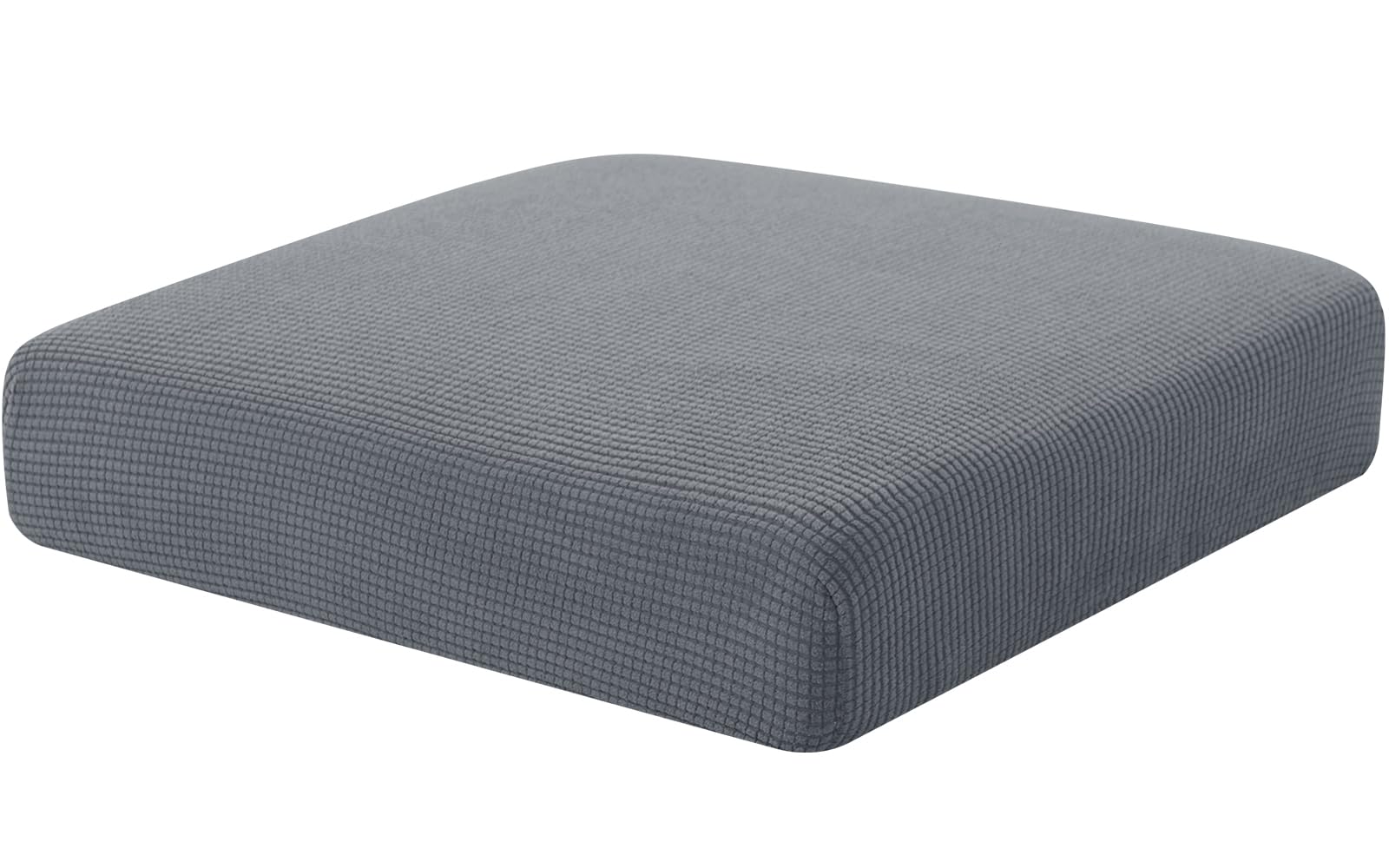Hokway Couch Cushion Covers Stretch Cushion Covers Sofa Seat Cushion Slipcover Cushion Protector(Light Gray, Small)
