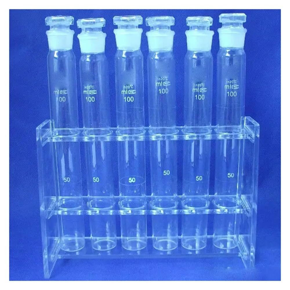 Equipos y suministros de laboratorio Gradilla for tubos colorimétricos de vidrio orgánico 100 ml x 6 (6 unidades)