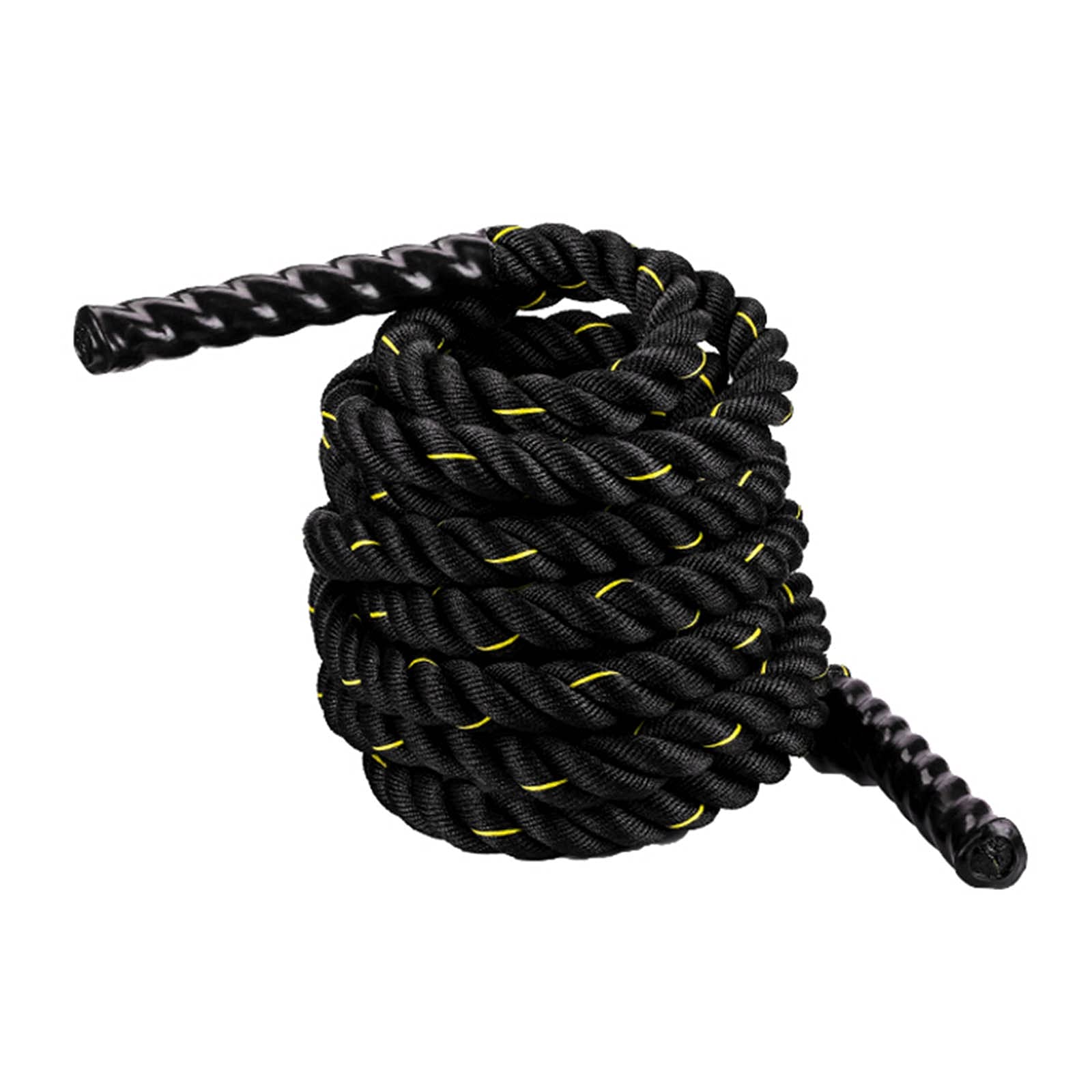 Battle Rope Hua 38mm Sporttraining Battle Seil, Verschleißfestes Und Langlebiges Wurfseil Klettern Seil, Mit Festem Anker, Länge 9m / 12m / 15m (Size : 15m)