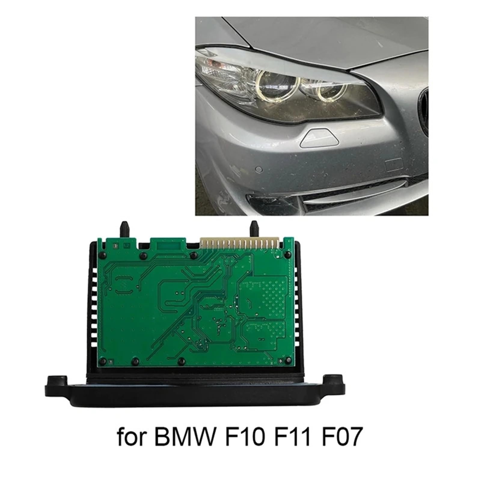 1 szt. Moduł sterownika reflektorów halogenowych TMS Akcesoria samochodowe pasujące do BMW serii 5 F10 F11 F07 Modułu Sterownika TMS