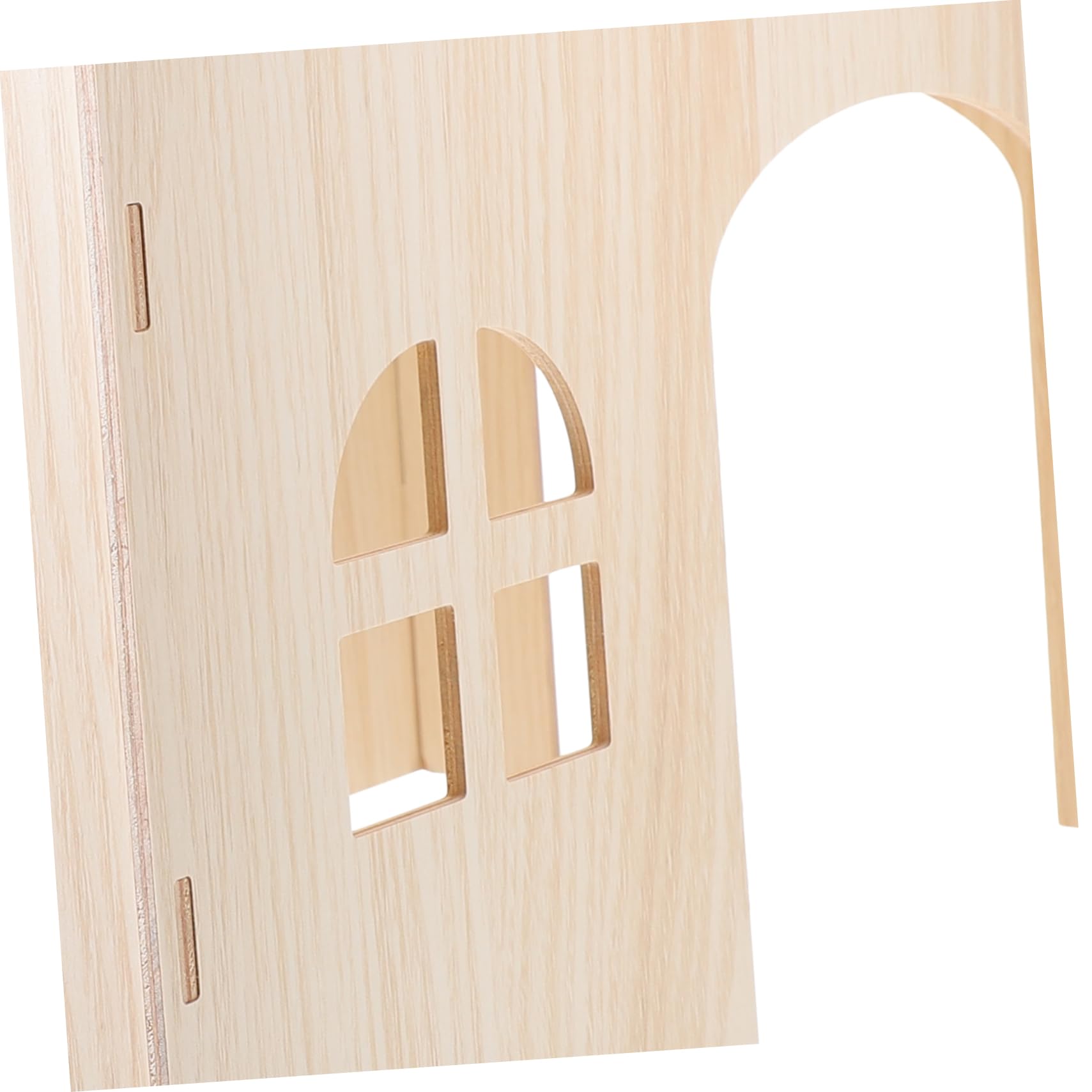 Didiseaon Casa in Legno per Scoiattoli, Rifugio Robusto e Sicuro, Beige | Conigli e Altri Piccoli Animali, Finitura Naturale, Struttura Compatta, Habitat Accogliente