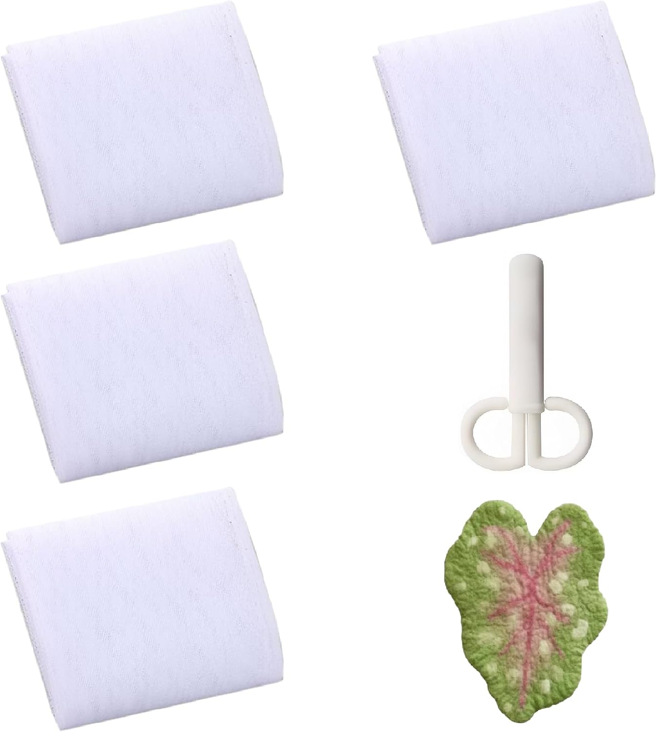 LYYZLFLDM 4 Pcs Wet Net Felting, 32.3 × 19.7 Inches Wet Felting Mesh Netting Tool, Reusable Needle Felting Mat for Handicrafts Felting Supplies and Accessories
