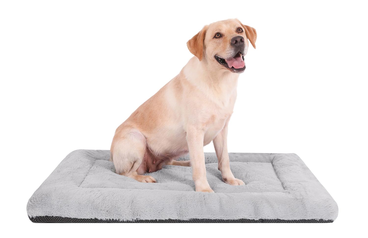 ZENGAOOU Washable Dog Bed for Crate Ultra Soft Plush Kennel Mat for Medium Large Dogs Non Slip Cushion