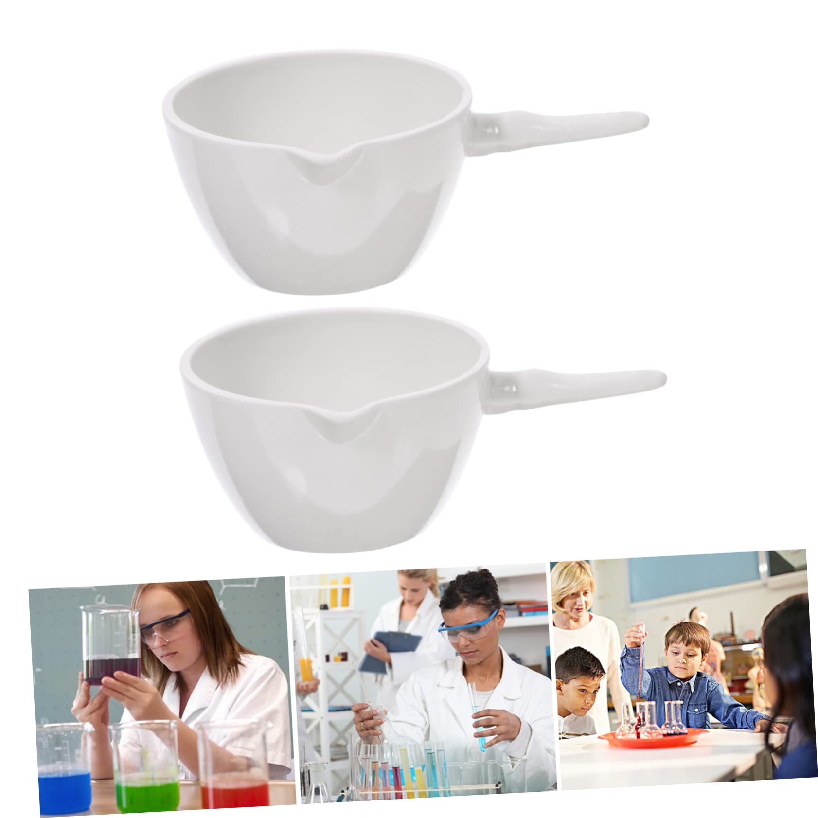 Laboratory Ceramic Bowls CANIGHT 3-Pack Ceramic Evaporating Dishes ...