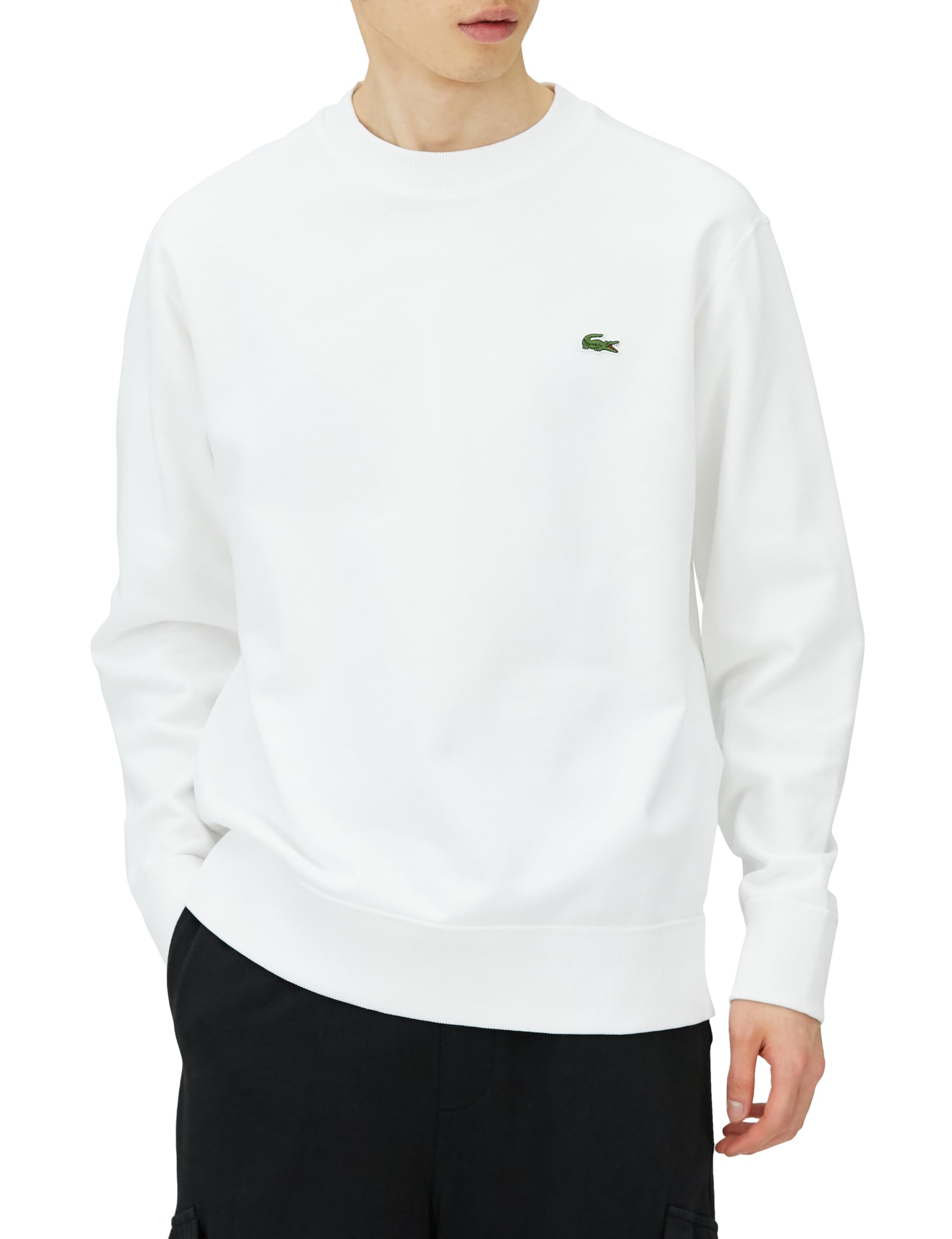 Amazon.co.jp: [ラコステ] [公式] プレミアムスウェットクルーネック