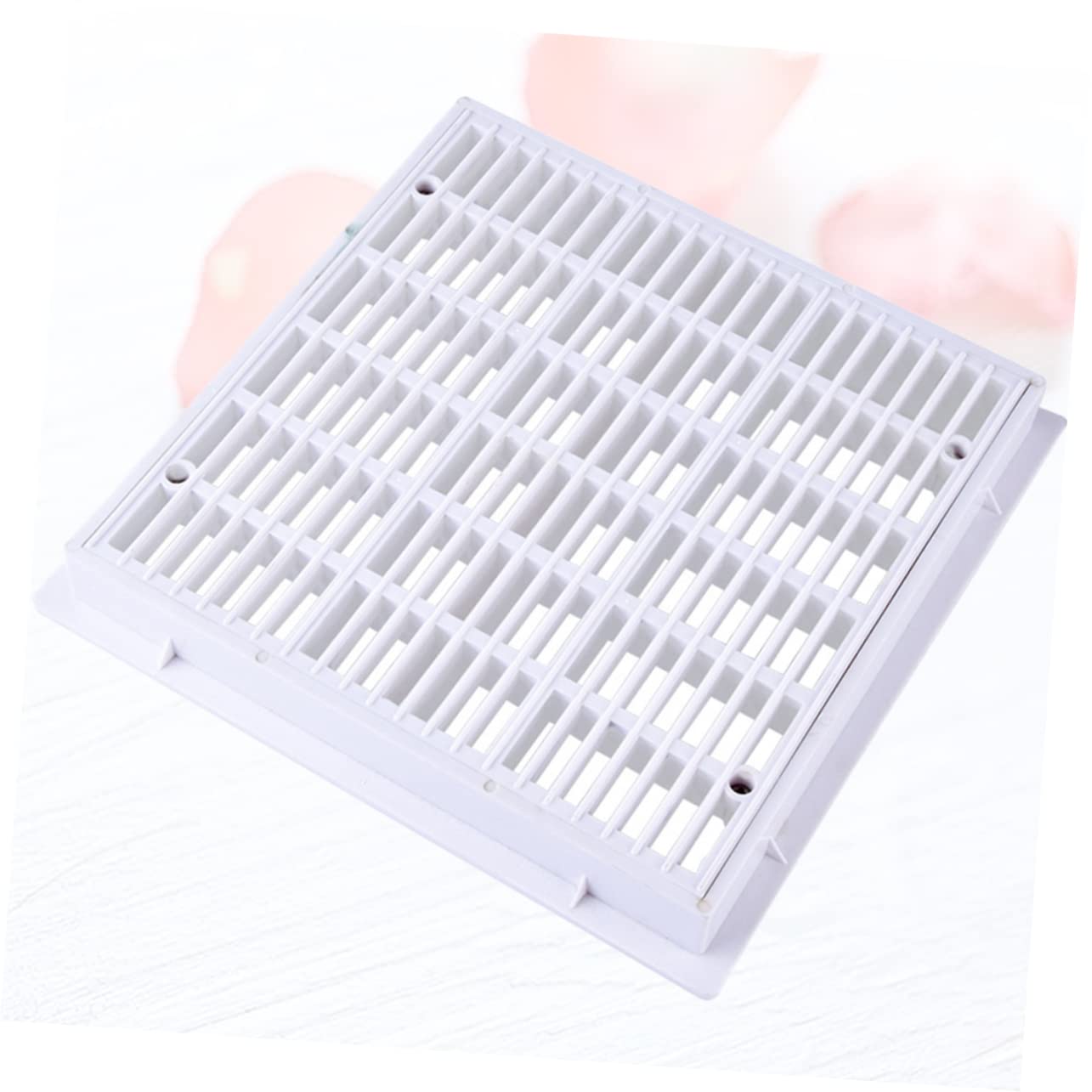 YARNOW Desagüe de Fondo de Piscina Cuadrado de 9 Pulgadas, Plástico Blanco