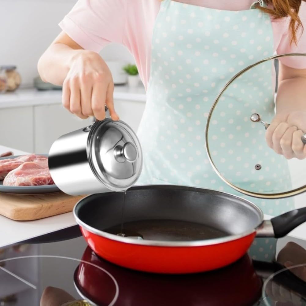para filtro Cocina 1.8L Boca Ancha Lavable Platos para filtro