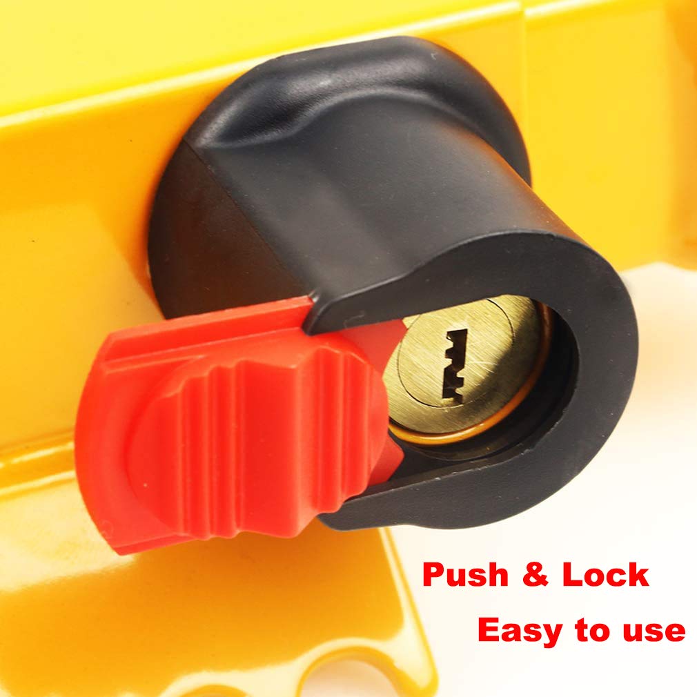 Universal Wheel Clamp Lock Tire Lock Wheel Chock Security Lock AntiTheft Vehicle Heavy Duty