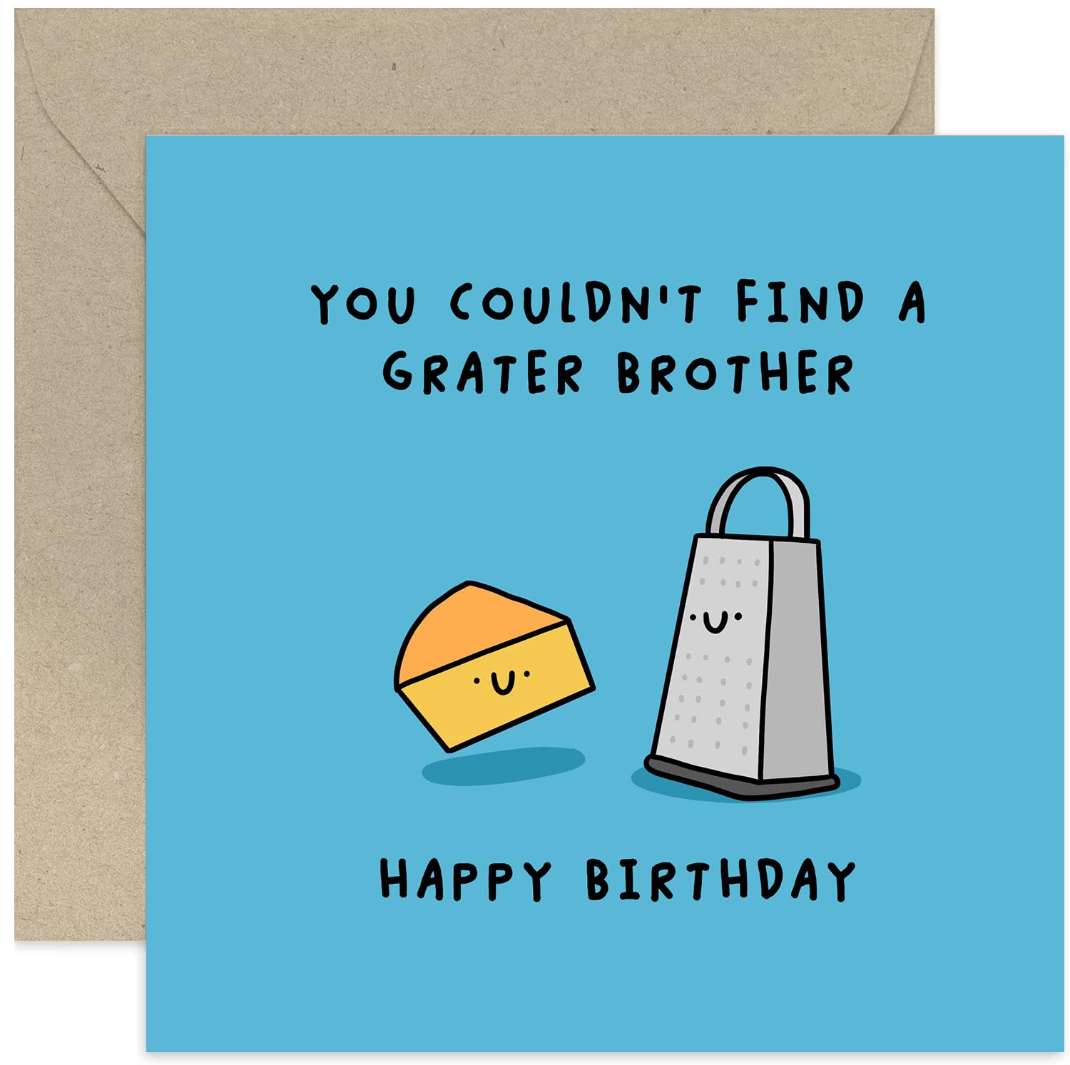 Old English Co. Carte D'anniversaire Spéciale Beau-frère Pour Lui – Cadeaux D'anniversaire Pour Beau-frère – Pour Lui – Motif Feuille D'or Métallique Scintillant – Cartes D'anniversaire Pour Homme