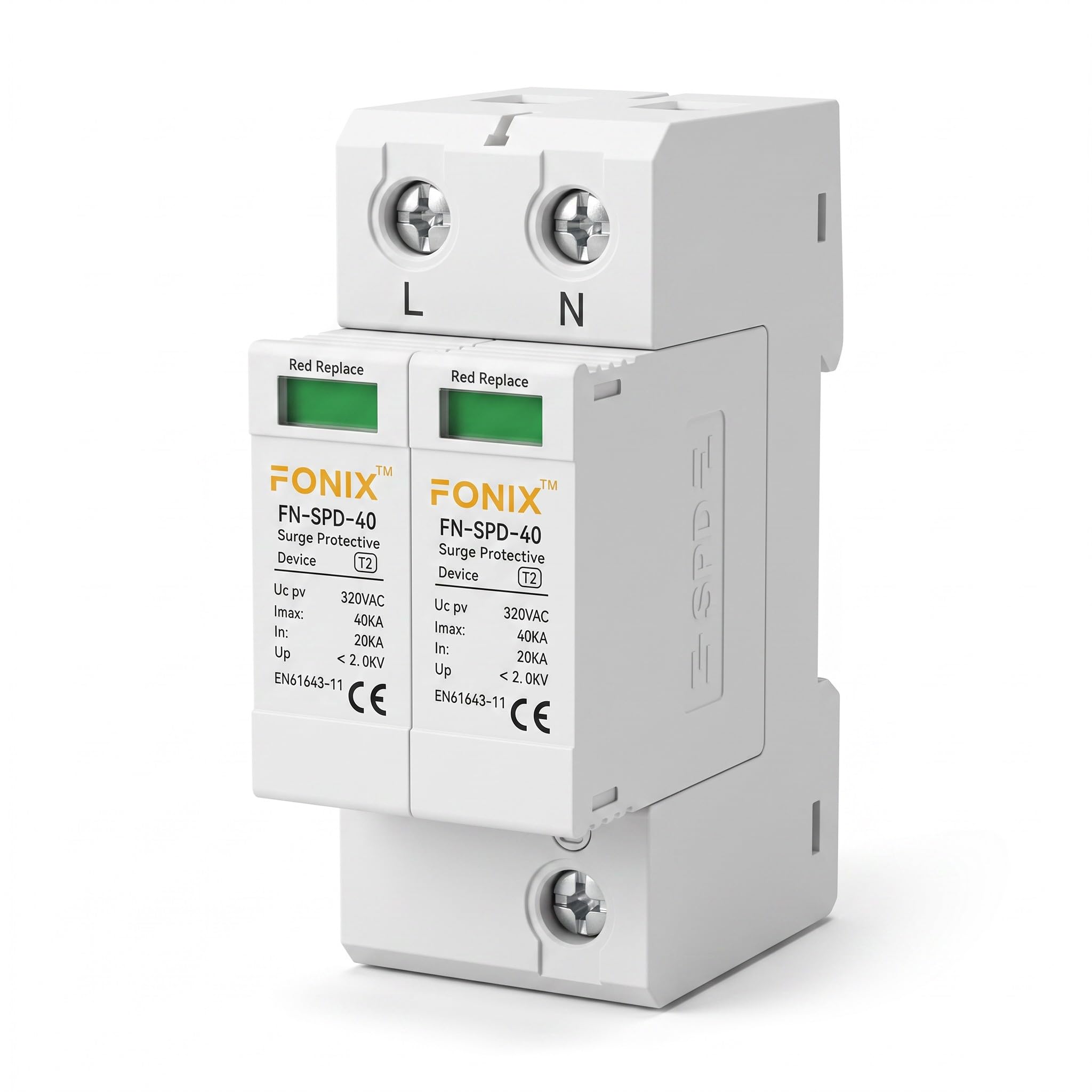 Daystar Solutions AC SPD | 2-Pole AC Surge Protection Device | High-Rated Surge Arrestor for Residential & Commercial Electrical Systems, Lightning Protection, Overvoltage Safety | Pack Of 1-image-12