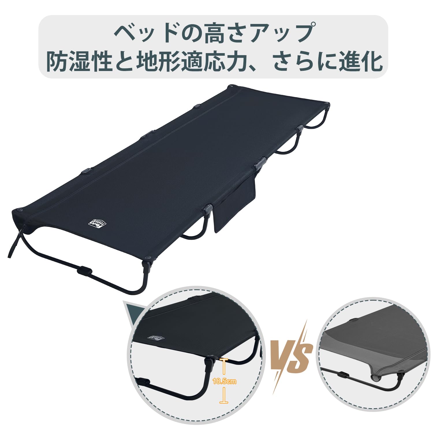 Amazon.co.jp: TIMBER RIDGE キャンプベッド ジェットコットUL-NEO