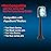 XIAOHEAD Replacement Toothbrush Heads 10 Pack for AquaSonic Black Series and Vibe Series Electric Toothbrush