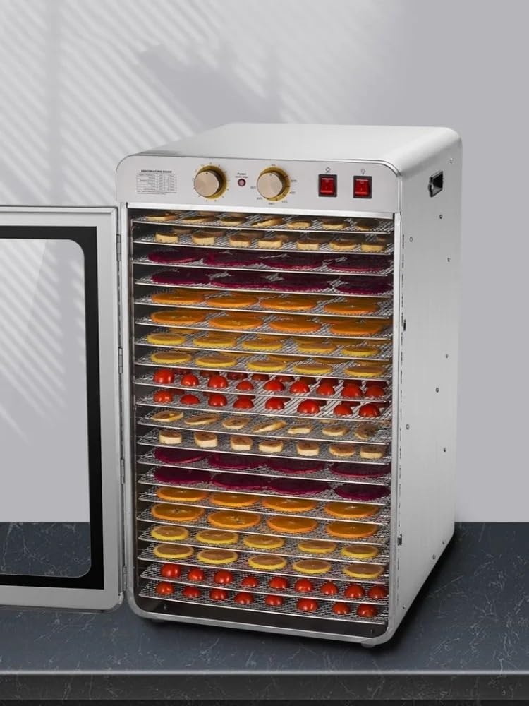 Disidratatore alimentare Macchina for frutta secca Frutta Alimenti Verdura Essiccatore Medicina domestica Snack for animali domestici Carne a scatti Scatola commerciale for essiccazione all'aria