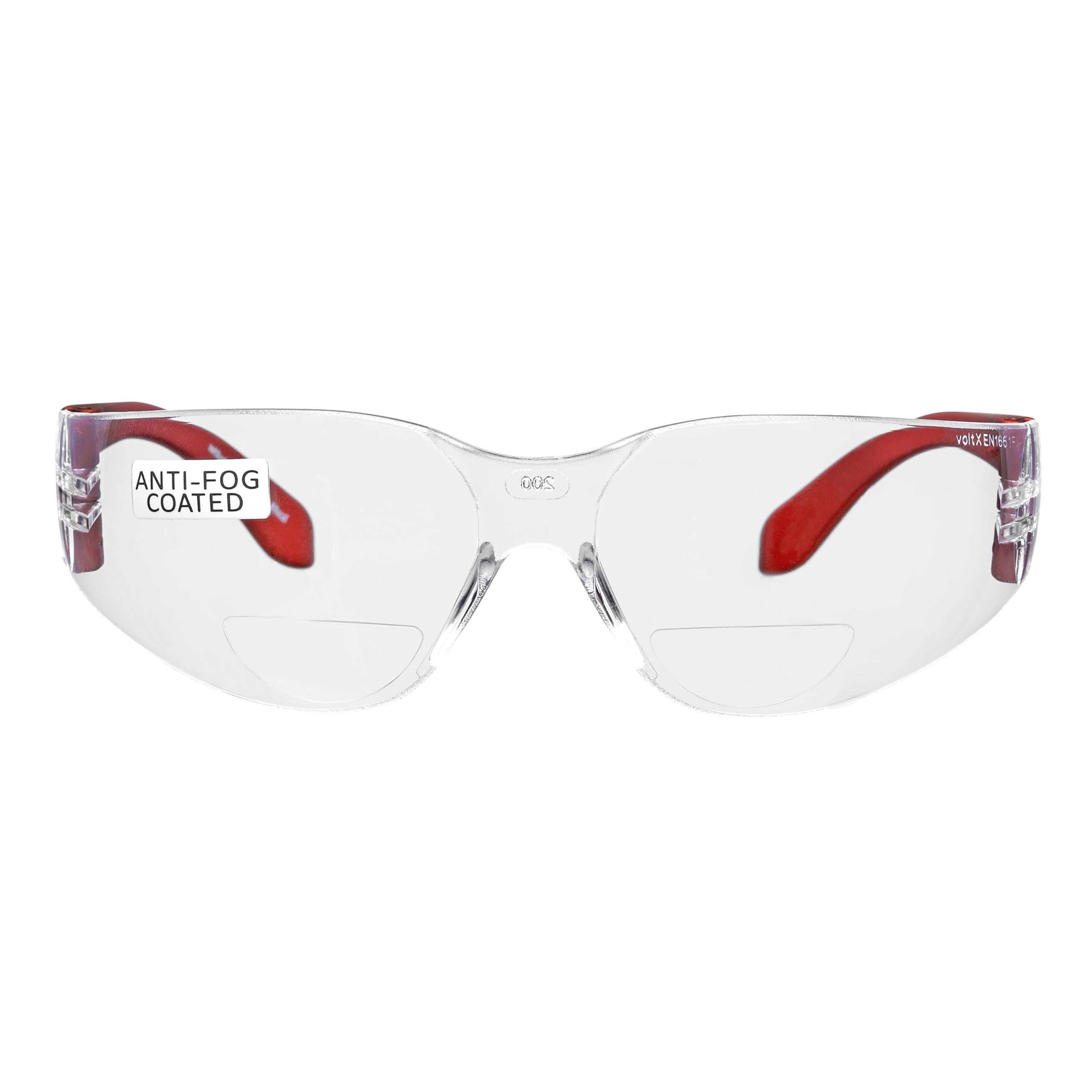 voltX 3 x GRAFTER Bifokale Leichtgewichts Lesen Schutzbrille KLAR +1.5