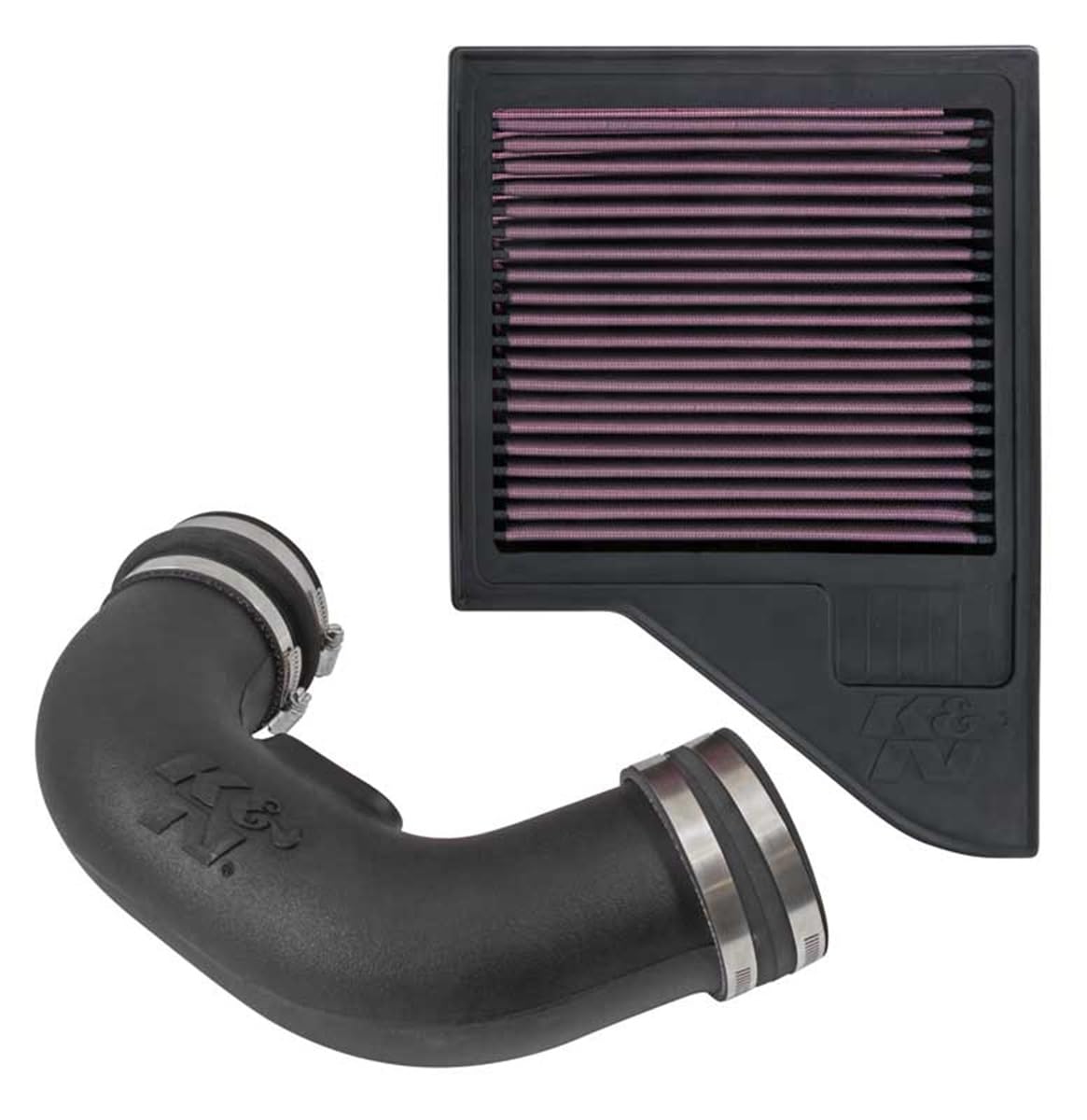K&N Cold Air Intake Kit: High Performance, Guaranteed To Increase Horsepower: 50-State Legal: Fits 2011-2014 Ford (Mustang Gt)57-2578