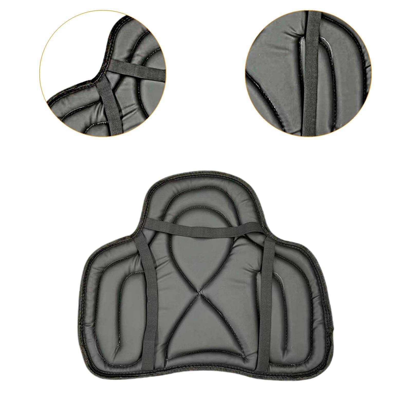Sottosella Cuscino per Sella da Equitazione con Cinghia di Fissaggio Accessori per Equitazione Cuscini Morbidi per Equitazione Sottosella da Dressage, Nero