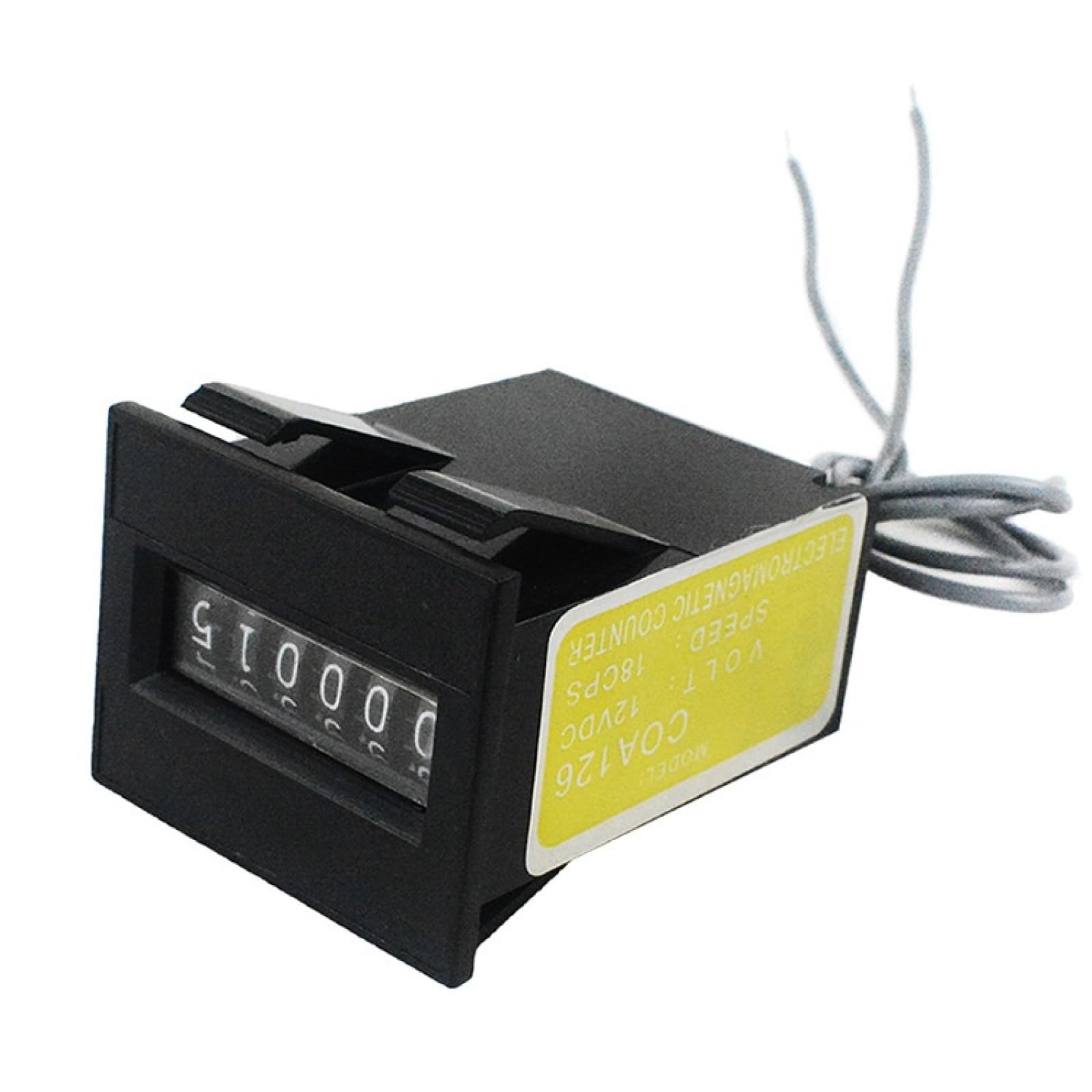 12V DC Digital Counter Totalizer 0-999999 Counting Range Electronic Pulse Counter 6-Digit Counter