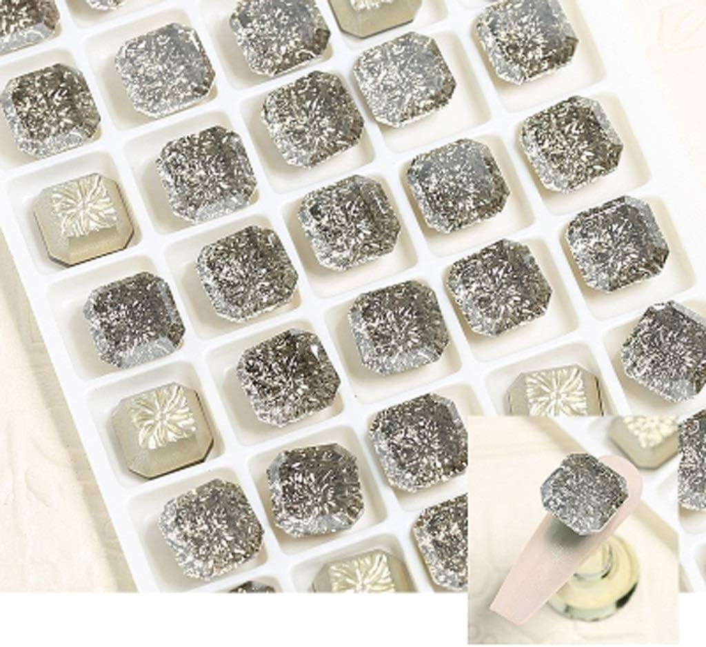 10 Nail Art Rhinestone Crystal Glass 3D Fashion Nail Art DIY Decoration Accessories (Color: G) (F)