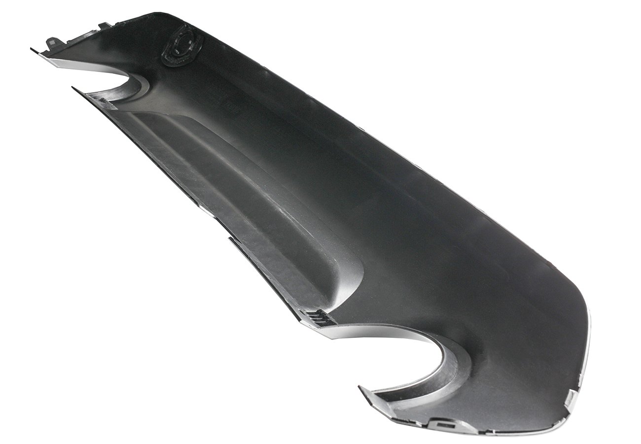 AUTOPA CJ5Z-17K835-BA Silver Rear Lower Bumper Cover w/Dual Exhaust Openings for Ford Escape 2013-2015