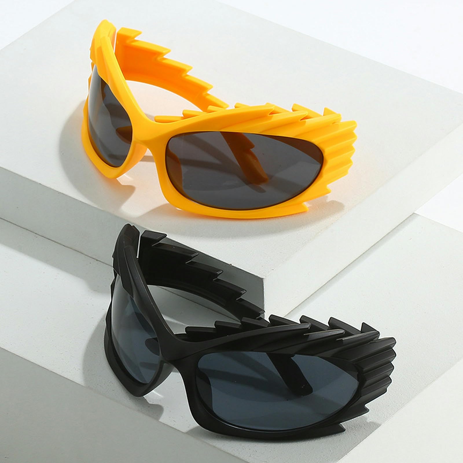 NOGRAX Okulary przeciwsłoneczne kocie oczy damskie retro gradientowe lustrzane gogle odcienie męskie sporty na świeżym powietrzu punkowe okulary przeciwsłoneczne