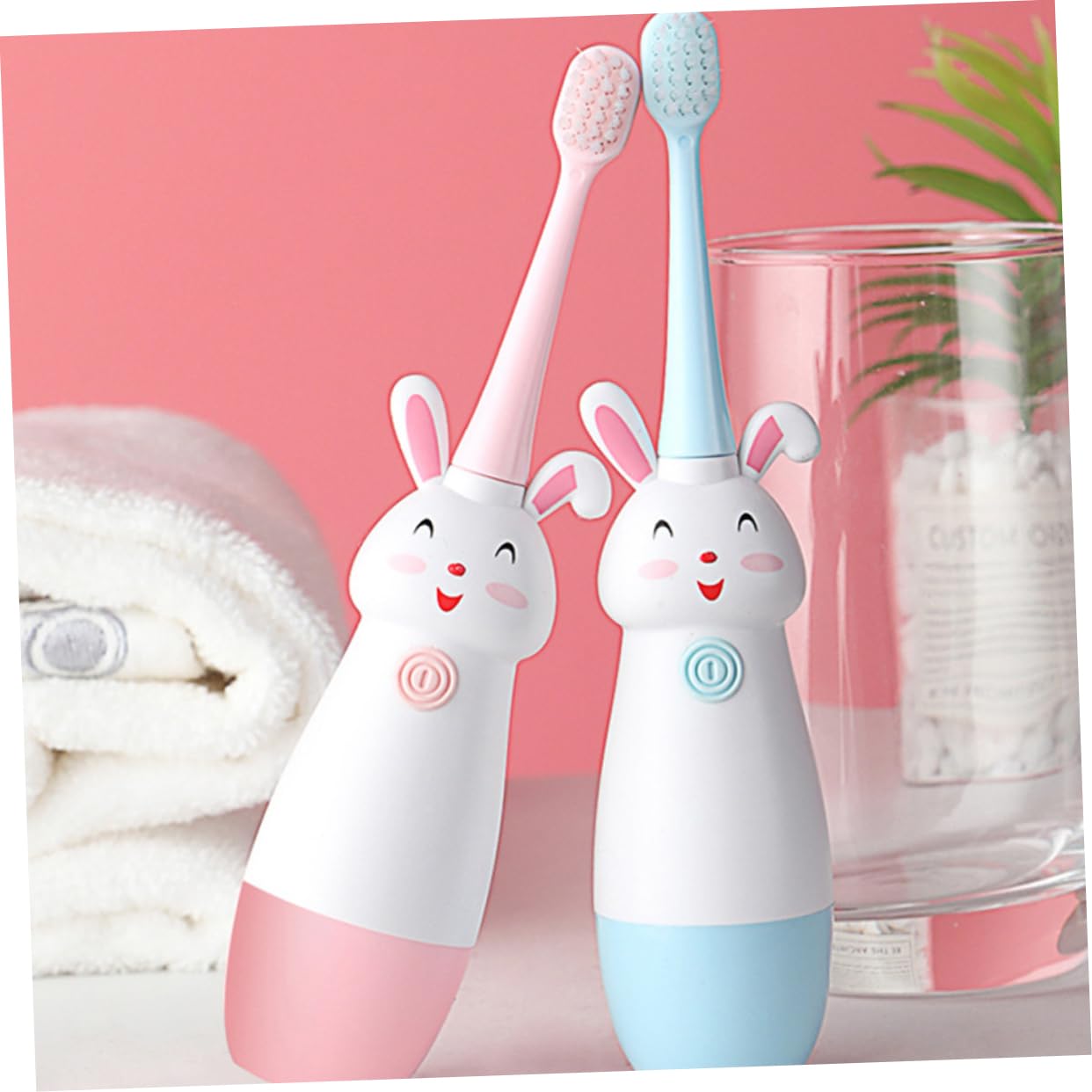 3 Set Di Spazzolini Elettrici Per Morbidi E Carini A Forma Di Spazzolino Elettrico Per Spazzolino Elettrico Ricaricabile Spazzolino Elettronico Con Setole Rosa Abs
