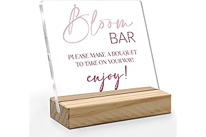Acrylic Bloom Bar Sign - Perfect for Wedding Decor