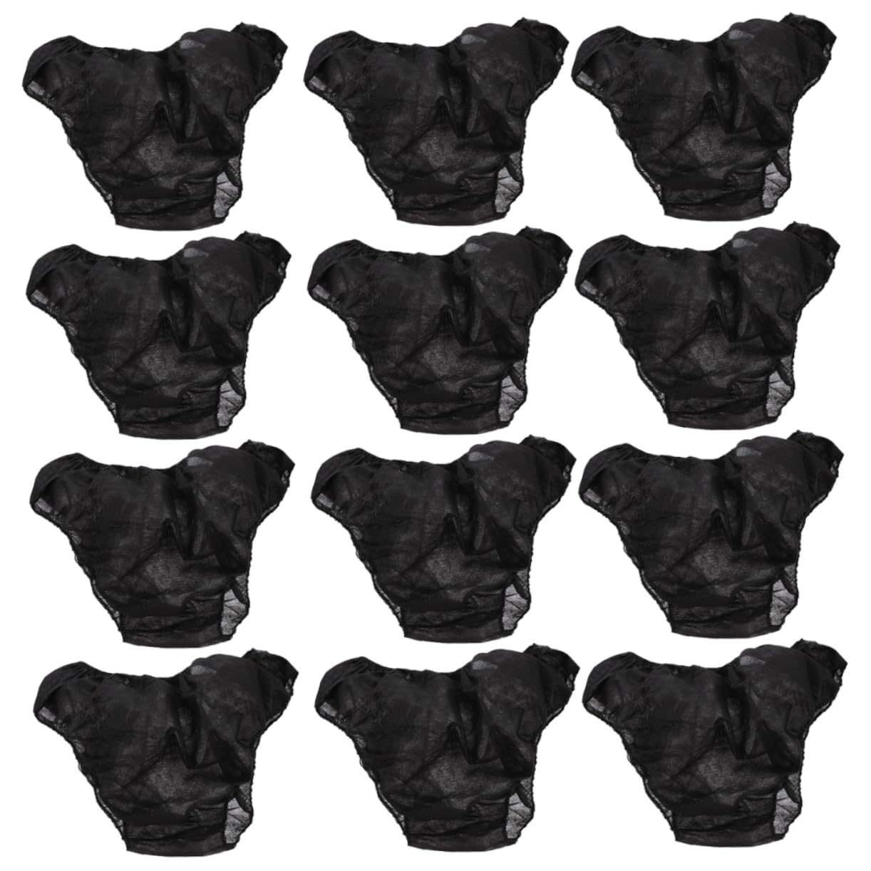 GOOHOCHY 12Pcs Disposable Women Triangle Underpants Skin Friendly Non Woven Briefs for Spa Hotels and Travel Comfortable and Convenient Non Woven Underwear