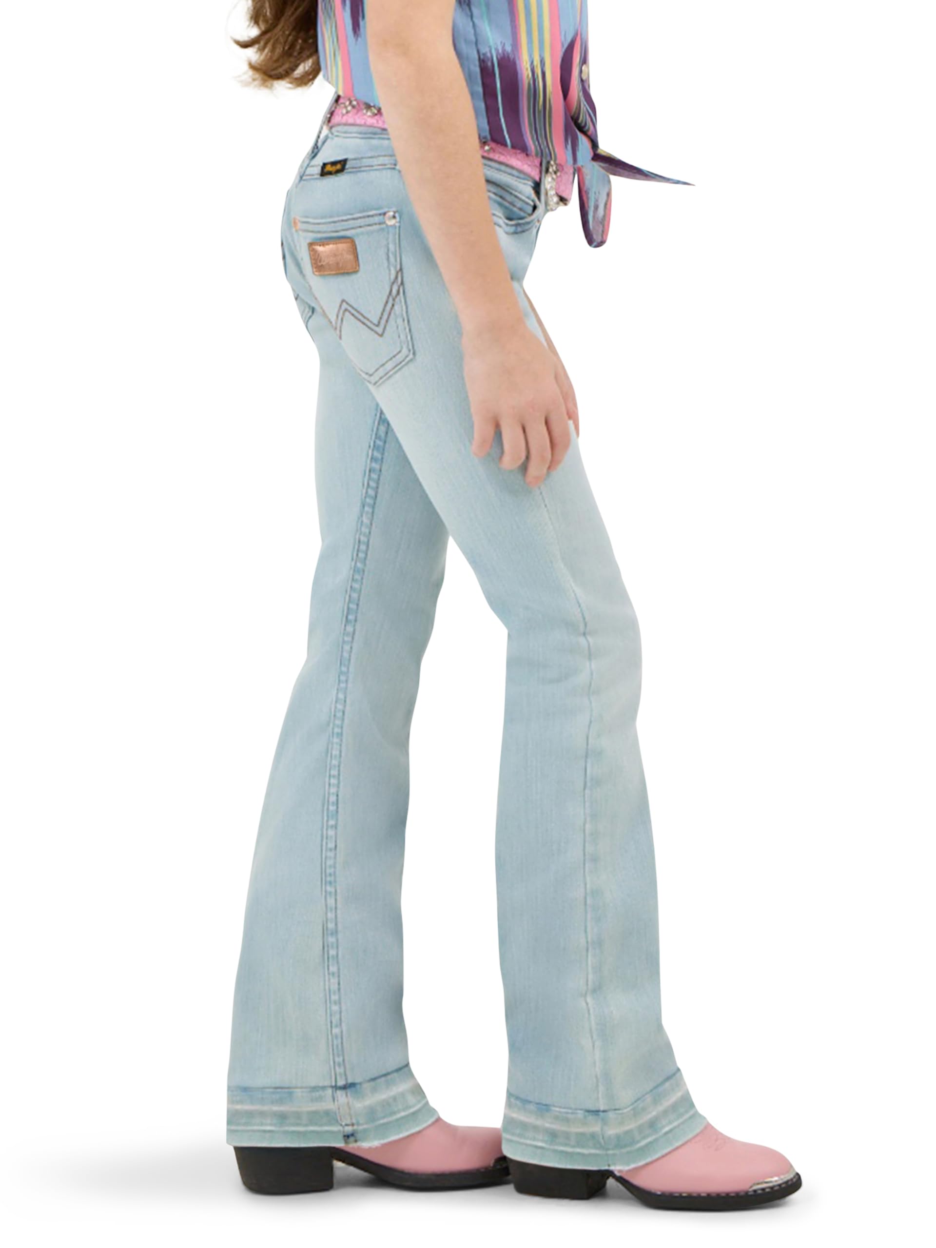 Wrangler X Lainey Wilson Boot Huggers Jeans para Niñas