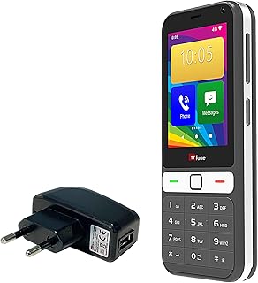 TTfone TT280 – Téléphone à Barrette 4G Dual SIM Simple avec Android, écran Tactile de 2,8