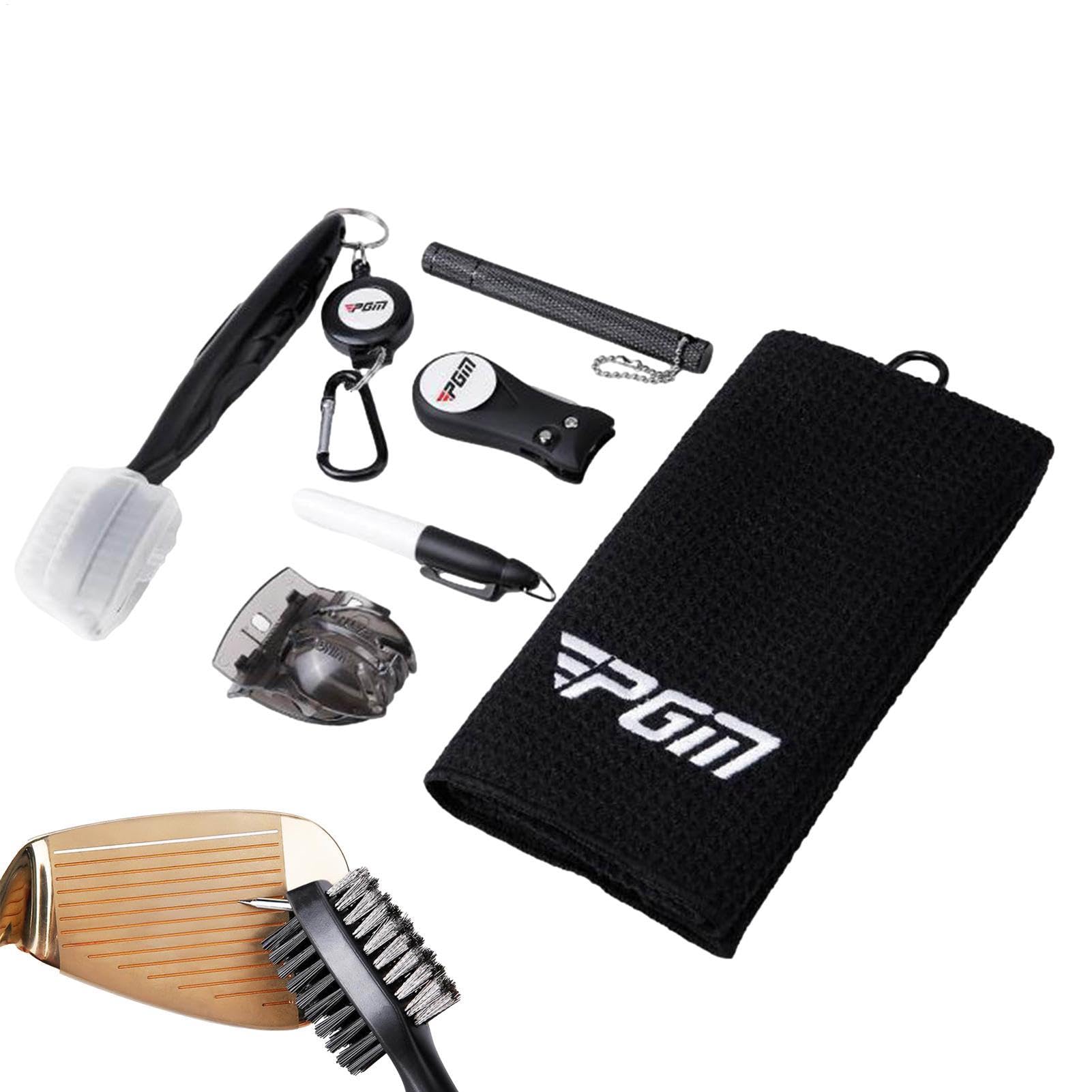 Kit de golf para hombres, juego de accesorios de golf - Juego de golf práctico multifuncional,Herramienta de reparación de divot, kit de limpieza de golf para marido, hombres, equipo deportivo externo