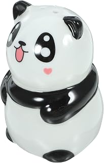 Household Ceramic Panda Spice Jar Food-grade Seasoning Container for Kitchen and Restaurant Use Cute Cartoon Design for Storage Easy to Carry