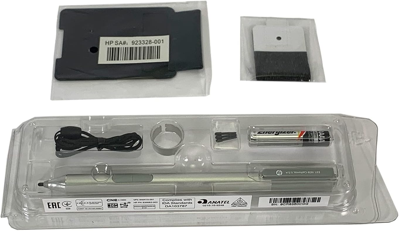 Active Pen HSTNN-W01P 846410-001 for HP Elite x2 1012 G1,G2,Elitebook 1030 G2, Silver