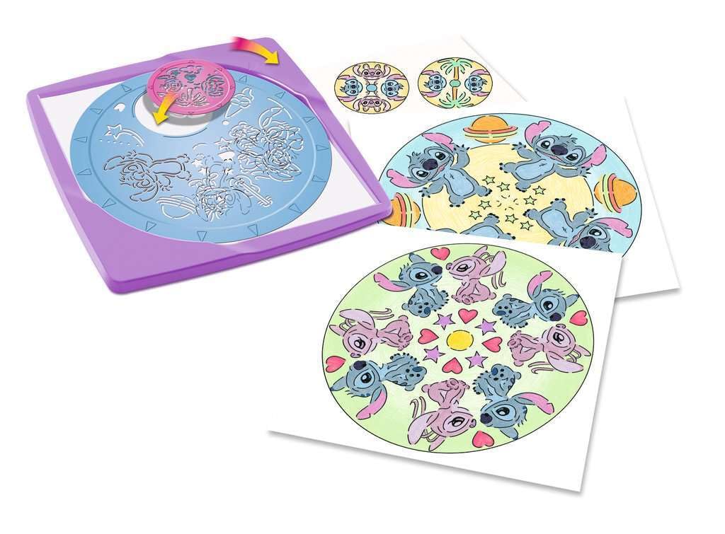 Mandala-Designer Midi Disney Stitch: Zeichenset für endlose Mandalas