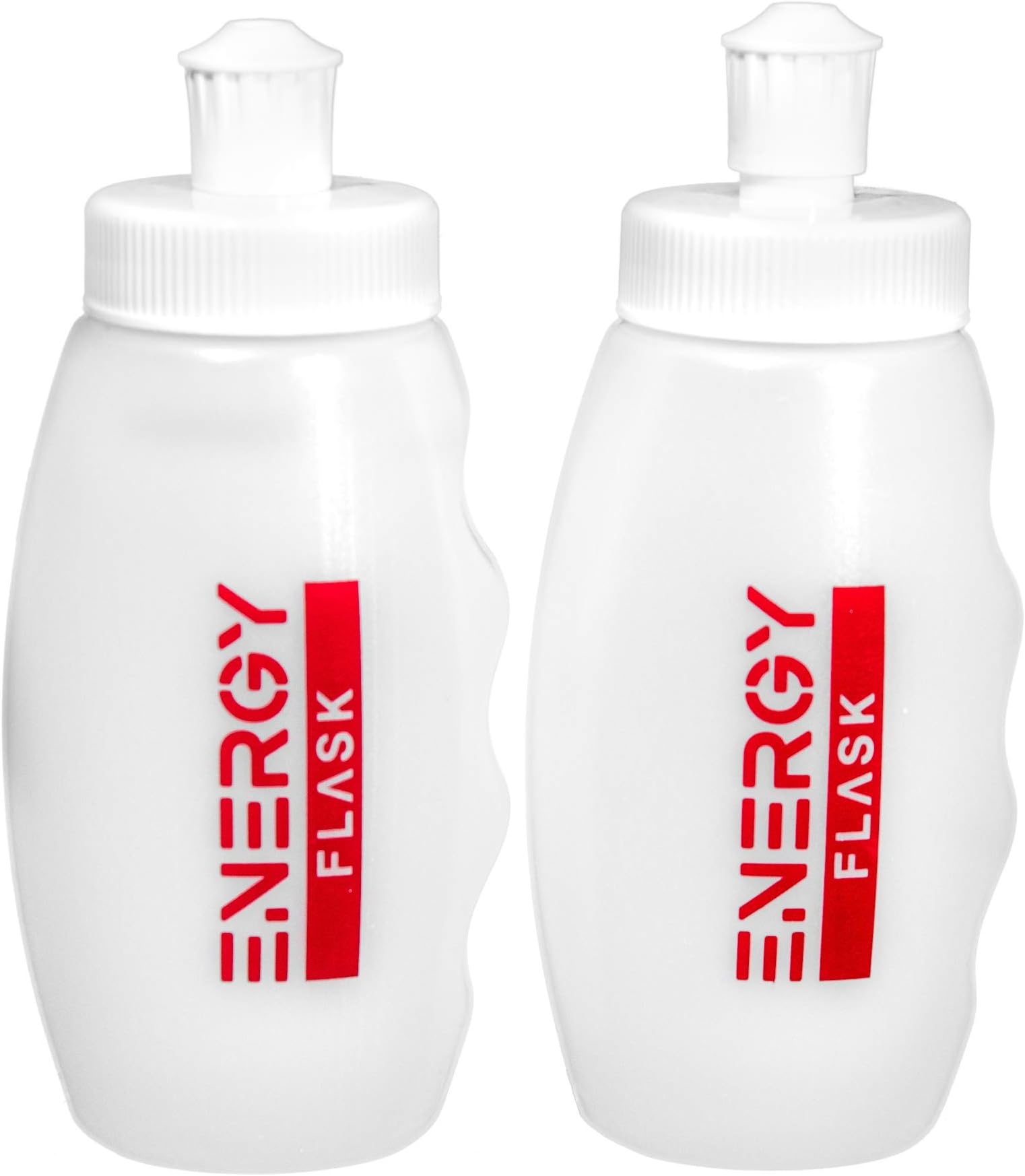 (2 Bottles) Small, Semi-Rigid, Easy-to-Clean, Refillable Gu for Sports Nutrition Liquid Gel - Cycling , Running , Triathlons, Marathons. 110ml (3.5oz)