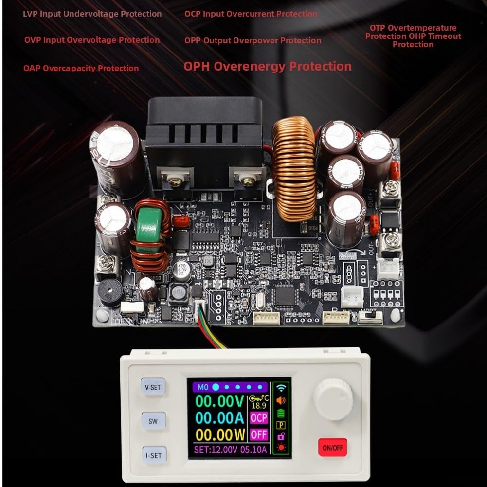 Alimentatore da laboratorio regolabile 0-70 V 0-25 A display LCD (B)