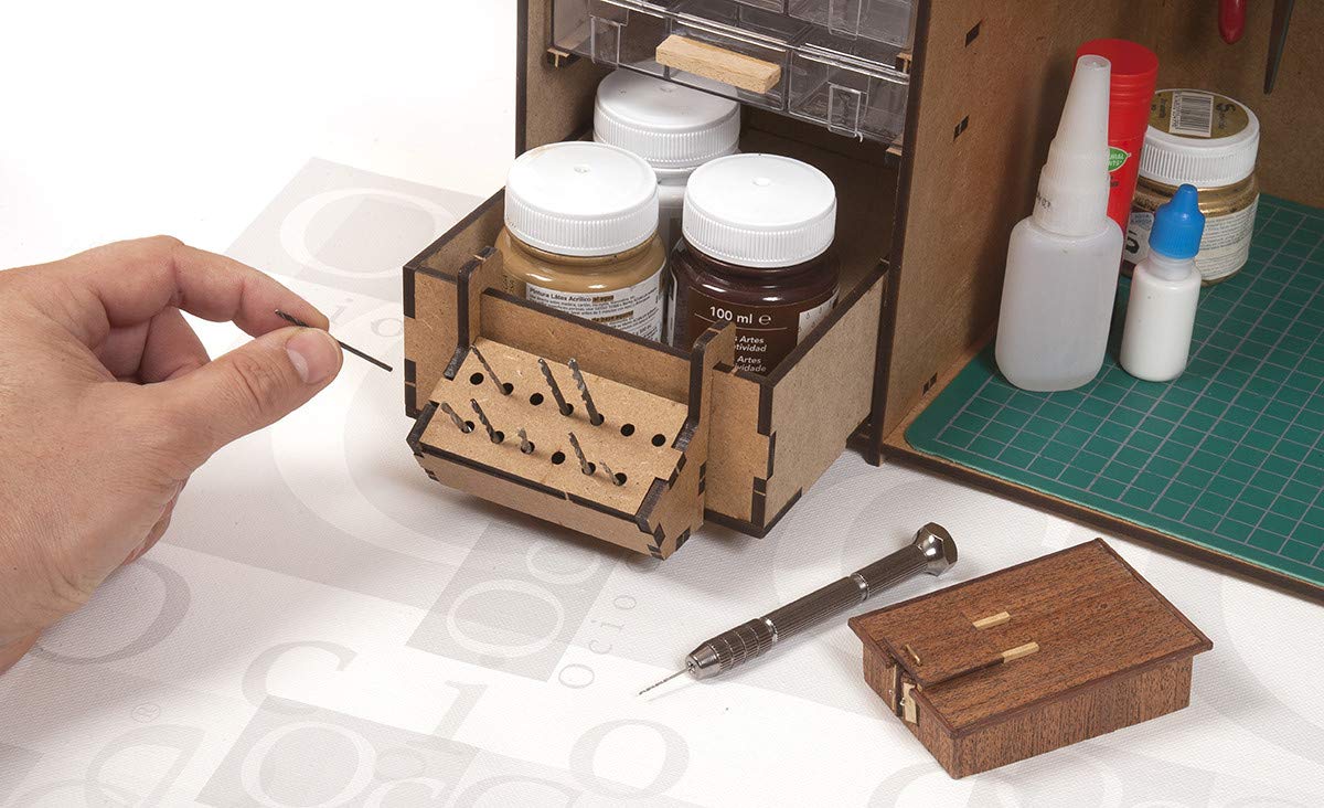 Taller mueble organizador + módulo cajonera