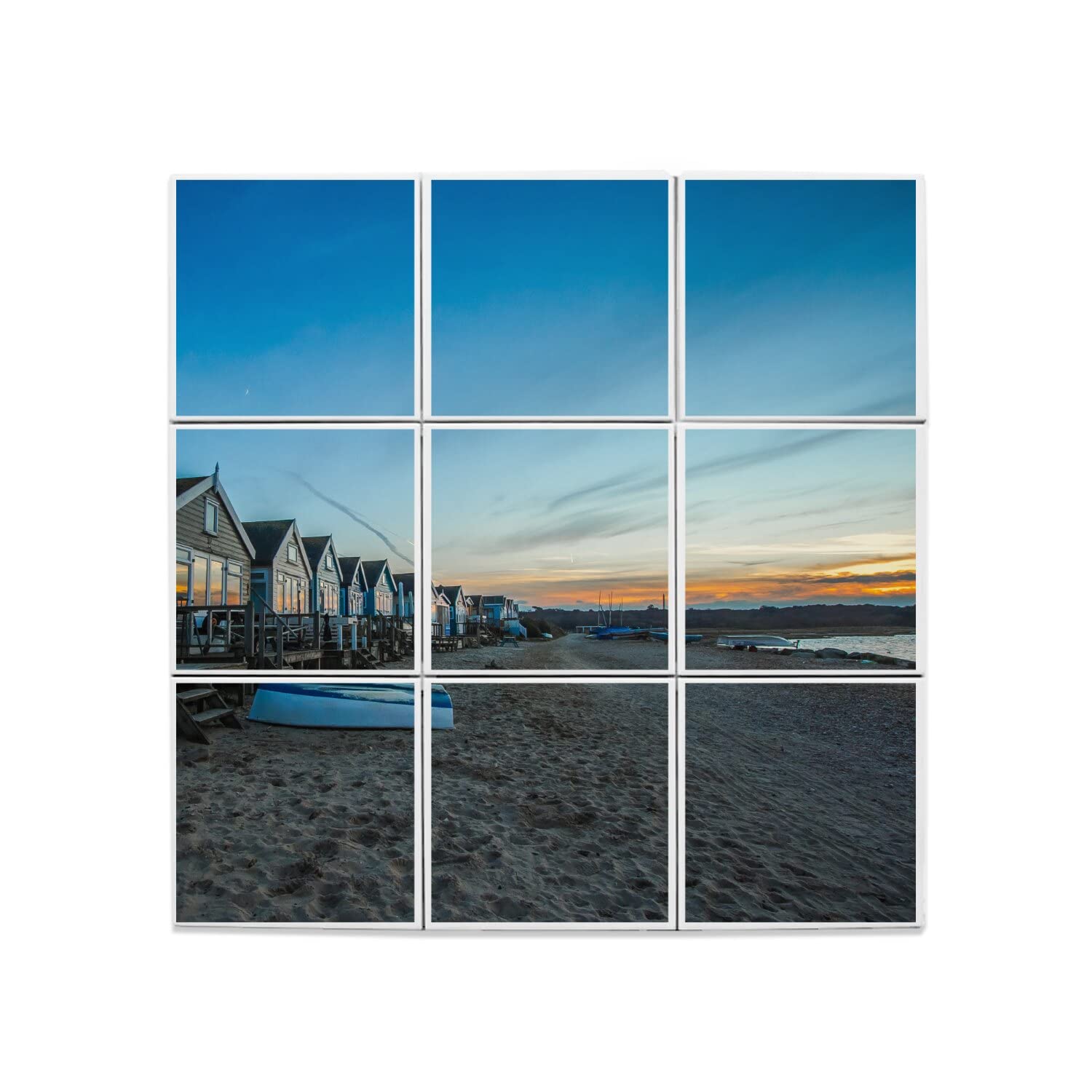Carreaux céramique décoratifs bord de mer faïence murale vacances 45x45