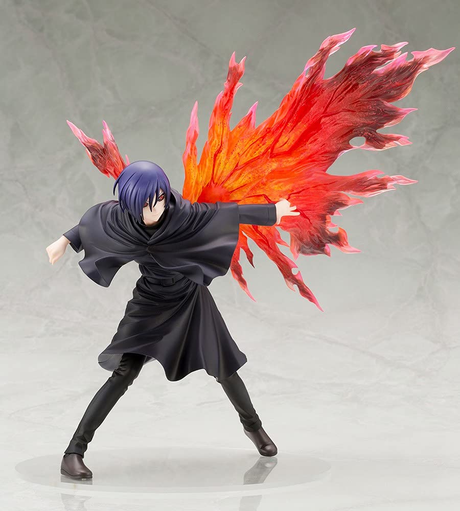 ARTFX J Tokyo Ghoul Touka Kirishima Figura de anime de 26 cm Figura de acci?n de PVC coleccionable Decoraci?n de computadora Estatua Ornamentos modelo de mu?eca de juguete en caja de regalo
