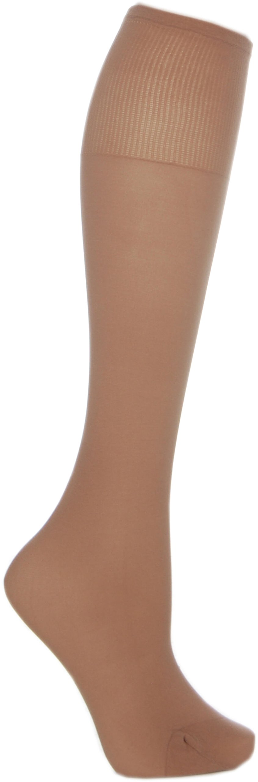 Cosyfeet Women's Chiffon Extra Roomy Softhold® Light Support Knee Highs 40 Denier - One Size Fits All