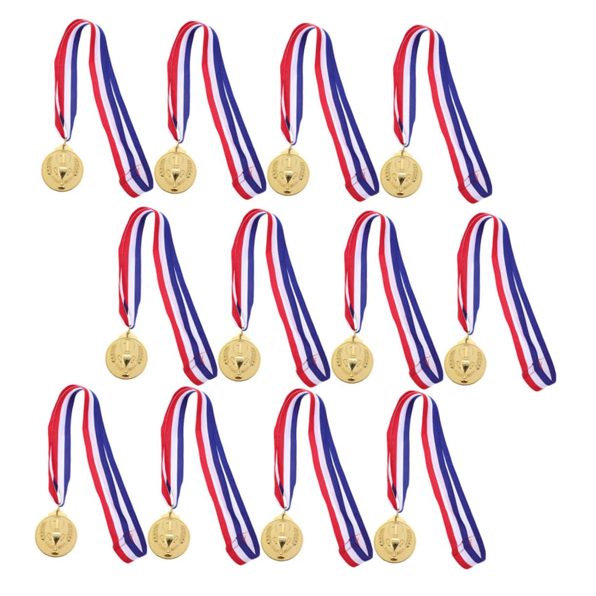Amazon | VANZACK 金属製スポーツメダル 優勝記念メダル 亜鉛合金製 12