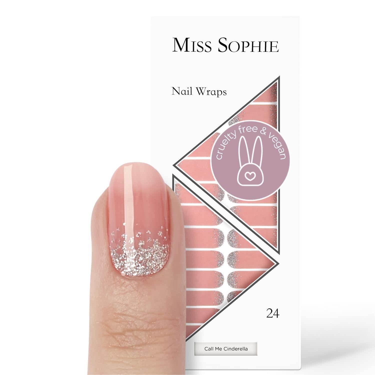 Miss Sophie Nail Wraps - 24 Ultra-Thin-self-Adhesive Long-Lasting Nail Wraps