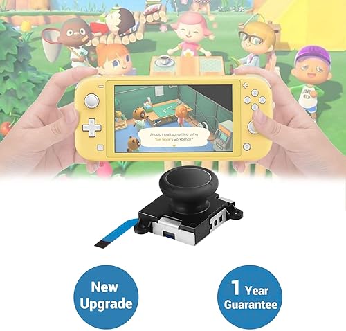 Miniatura 4 de JAOYSTII Joycon Joystick de repuesto, 4 unidades, palillo analógico de repuesto para control Joy-Con Switch Lite, joystick analógico