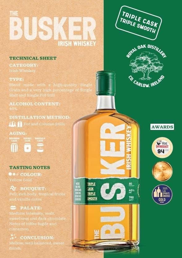 Amazon.co.jp: ロイヤルオーク蒸留所 The Busker バスカー 40度 700ml