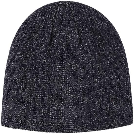 Men's Versatile Plain Acrylic Knitted Hat for Casual Outdoor Wear