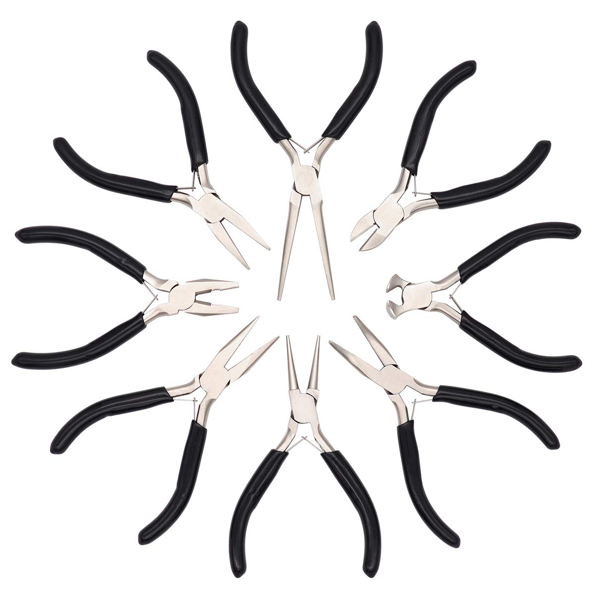 Baymyer Jewelry Pliers - 8pcs Jewelry Making Pliers Tools Kit Jewelry Pliers Set - Pliers for Jewelry Making Supplies, Jewelry Repair, Wire Wrapping, Crafts