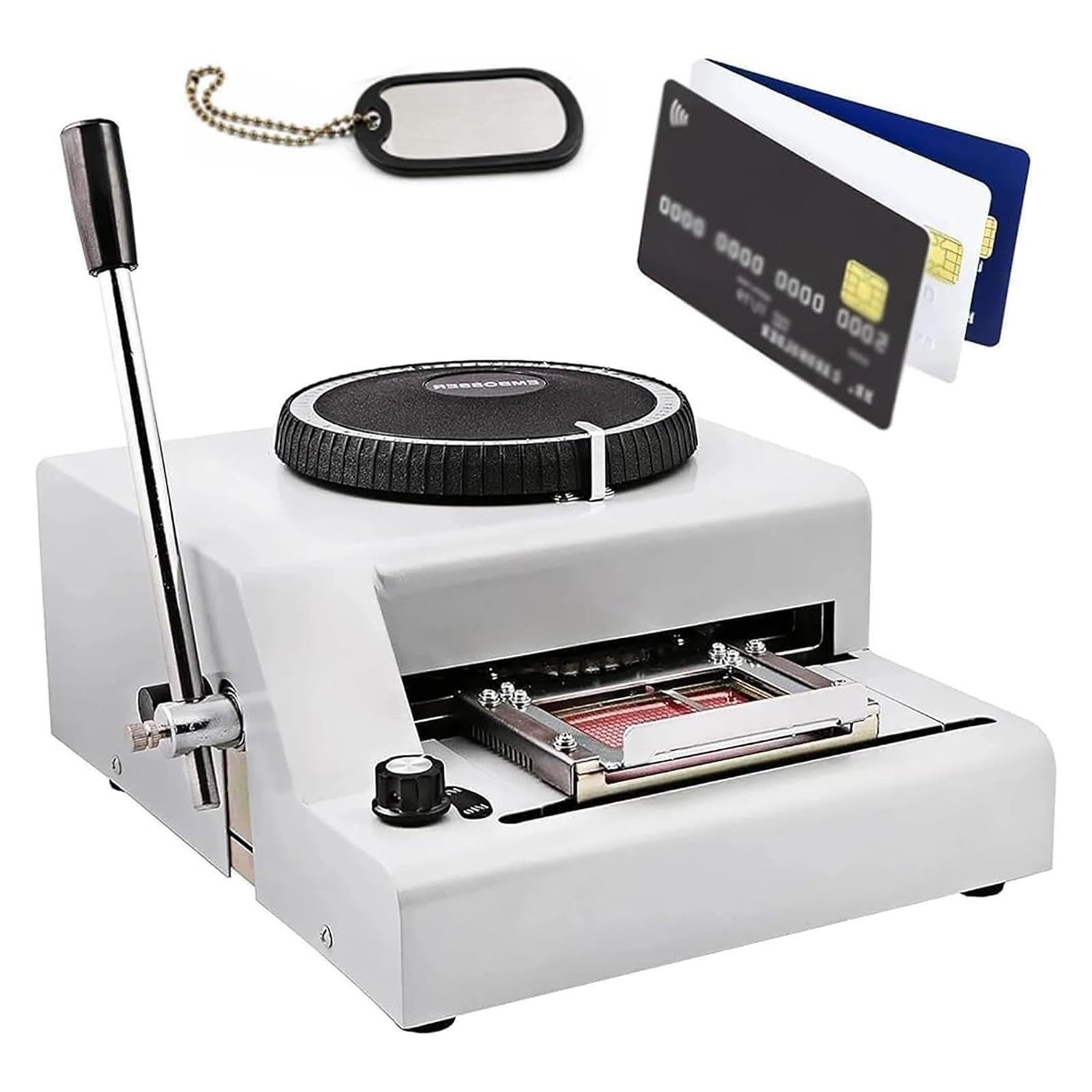Generico Goffratrice Manuale per Carte PVC, Macchina 72 Caratteri