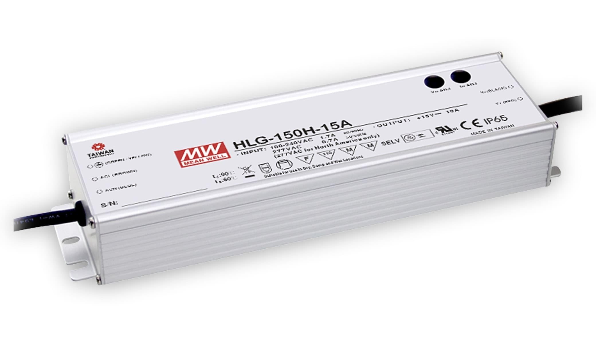 LED Alimentazione 150W 24V 6,3A ; MeanWell HLG-150H-24A